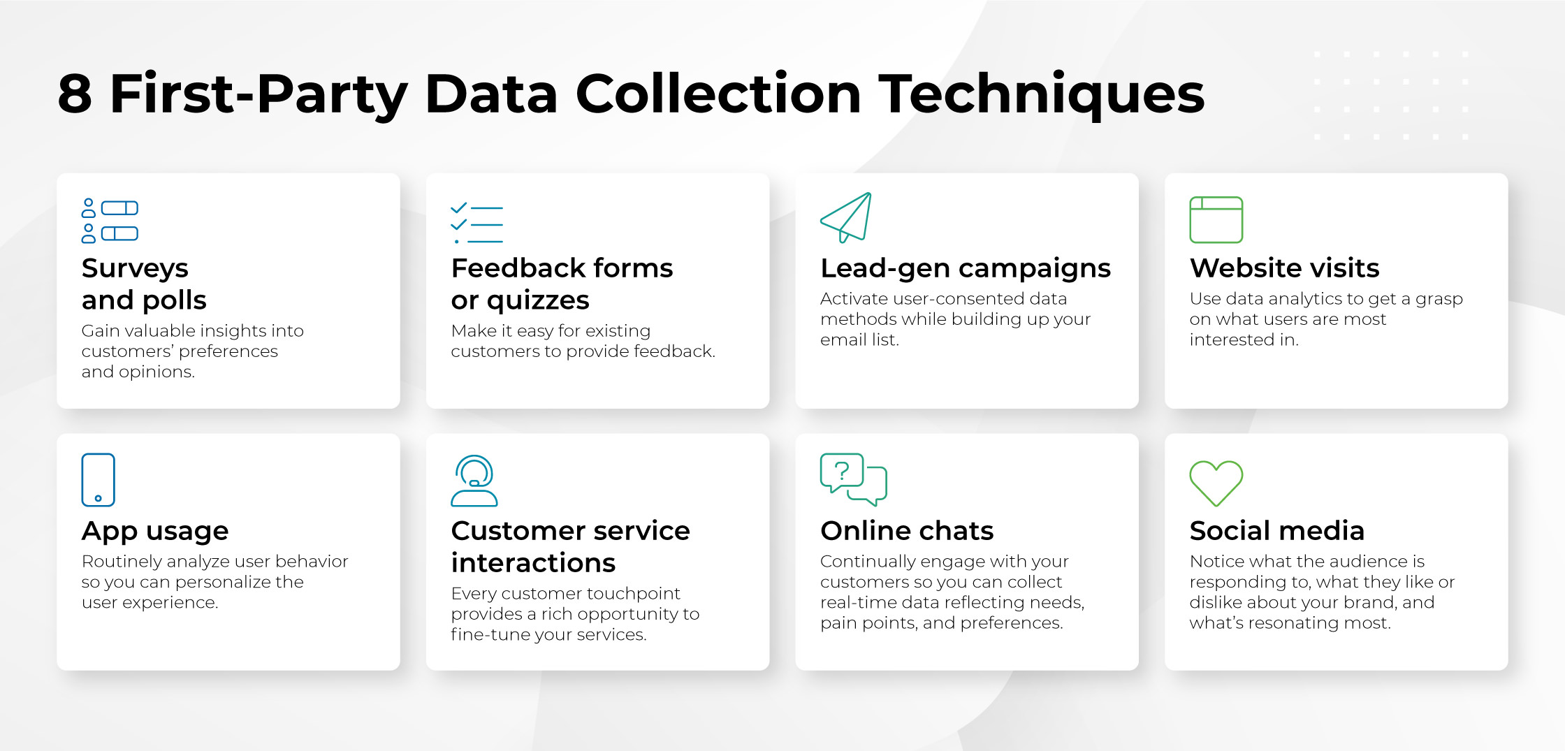 8 first-party data collection techniques