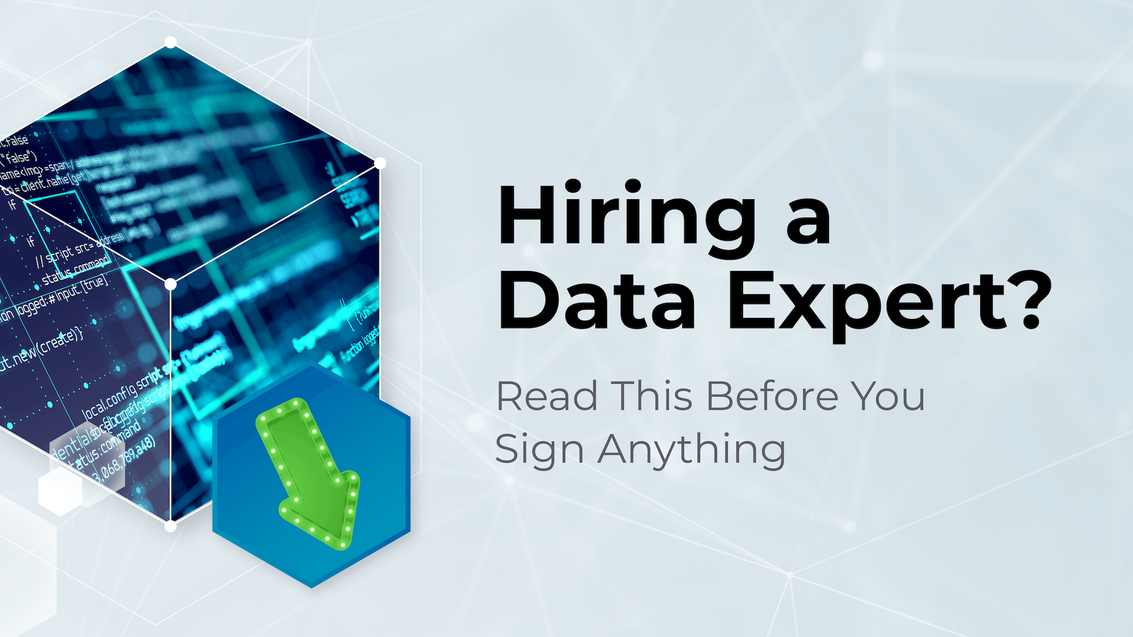 Hiring a Data Expert